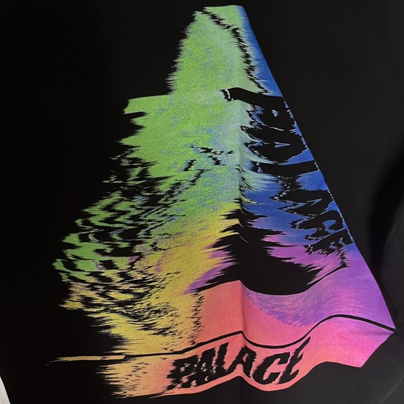 PALACE Black T-Shirt with Rainbow Logo ✨bundle for $9 - Picture 7 of 9